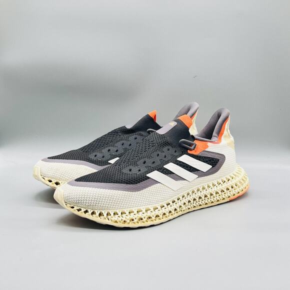 Adidas Shoes Men 13 Multicolor Knit 4D Slip On Running Athletic Sneakers Comfort